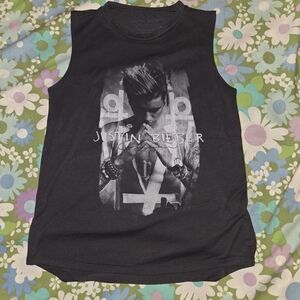 Justin Bieber Gray Tank Top